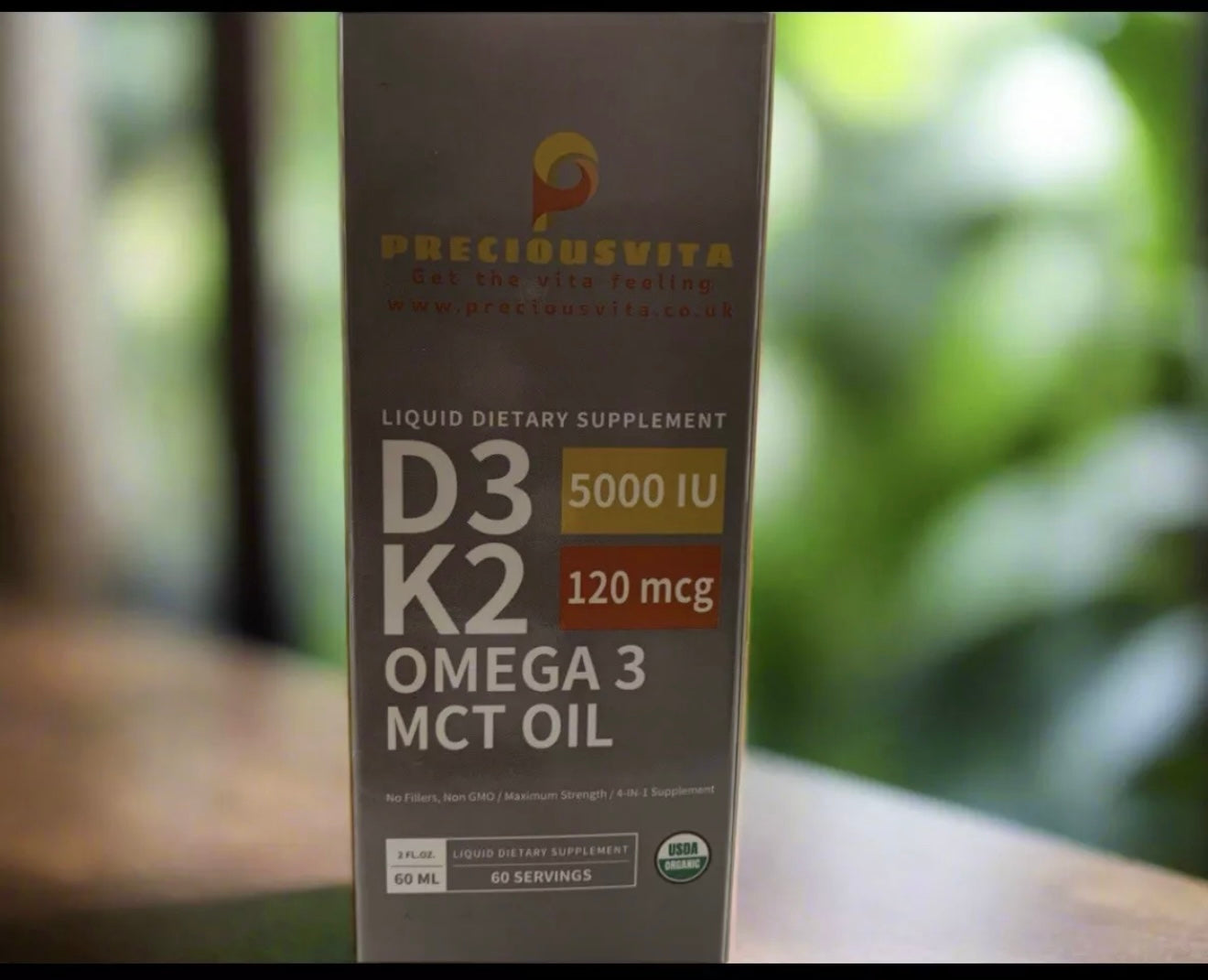 PreciousVita Vitamin D3+K2 liquid Drops