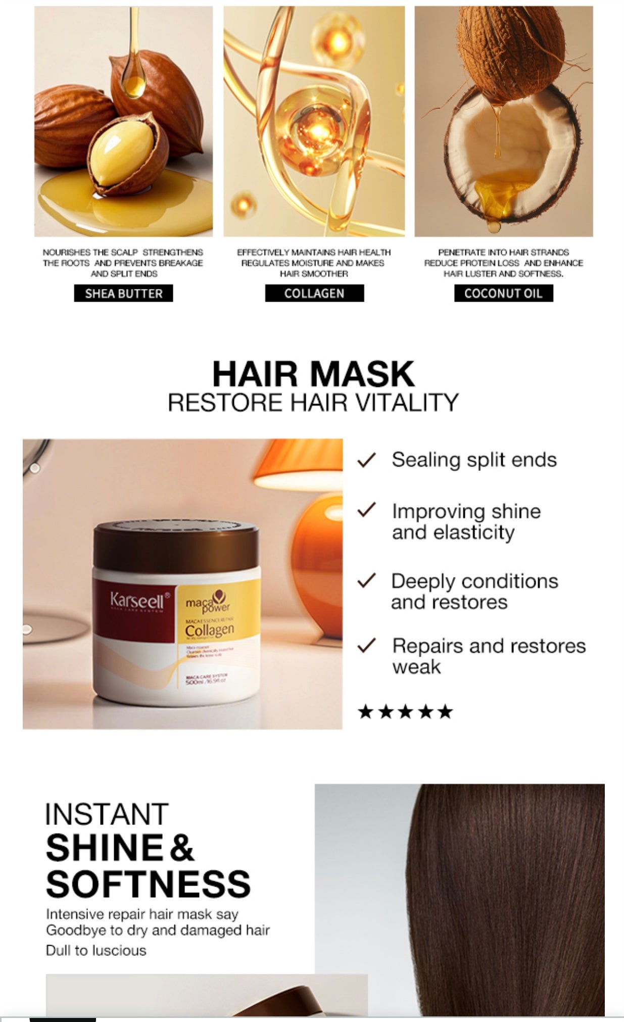 Karseell Maca power Essence Repair Collagen