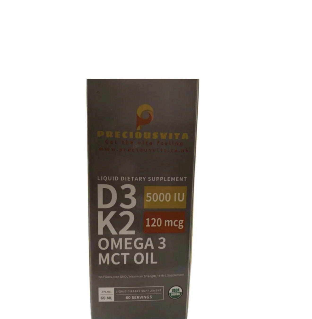 PreciousVita Vitamin D3+K2 liquid Drops