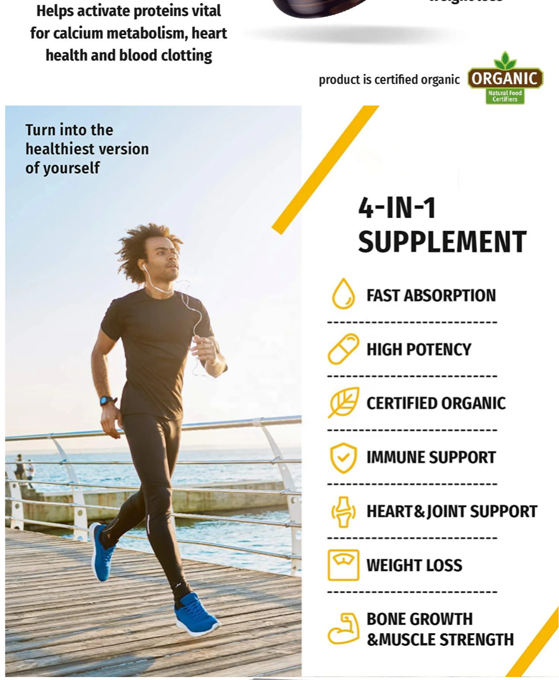 PreciousVita Vitamin D3+K2 liquid Drops