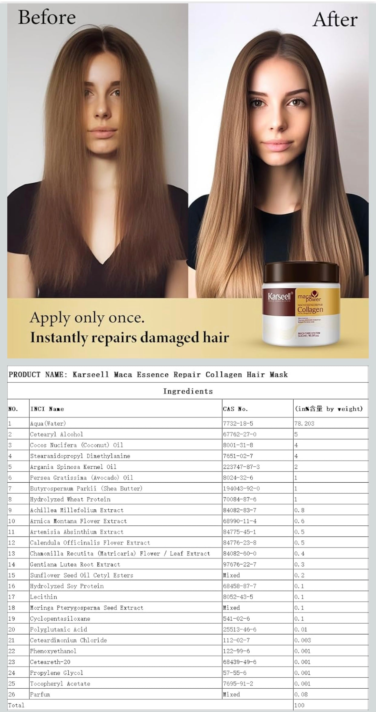 Karseell Maca power Essence Repair Collagen