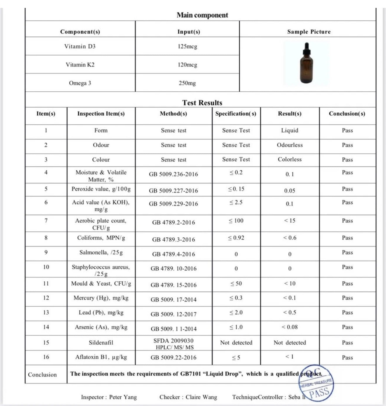 PreciousVita Vitamin D3+K2 liquid Drops