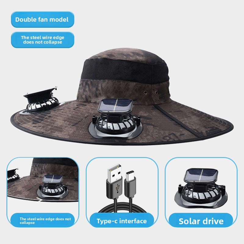 Solar Fan Cap