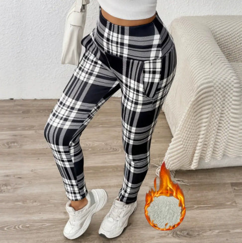 Imitation Lamb Fleece Leggings