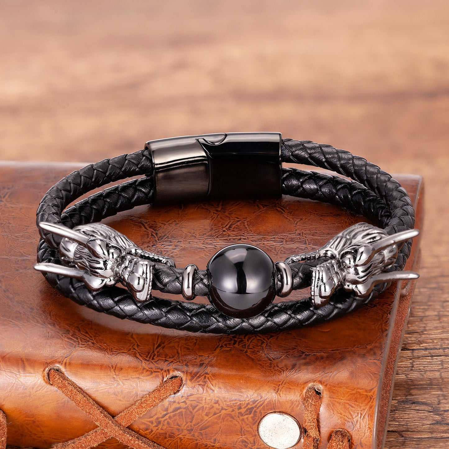 Chinese Leather Rope Bracelet