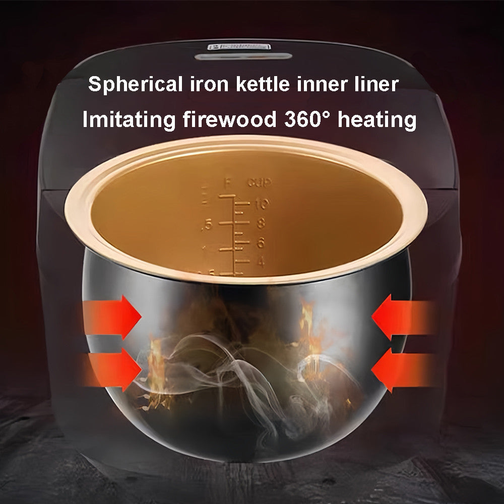 Multi-functional 5L Non-Stick Rice Cooker Appointment Timing Heating High-fire