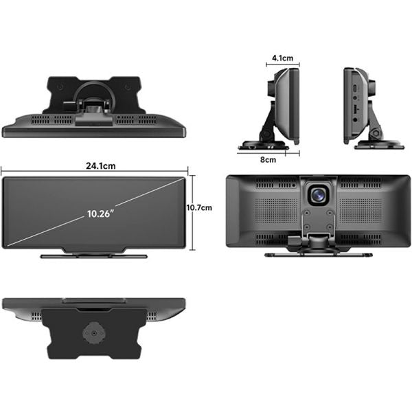 10.26 Inch Dash Cam