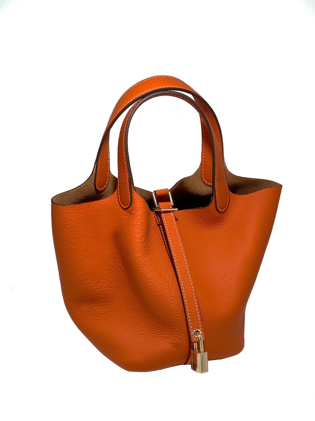 Leather Bucket Bag
