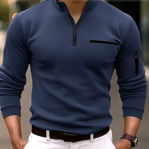 Zip Polo Shirt