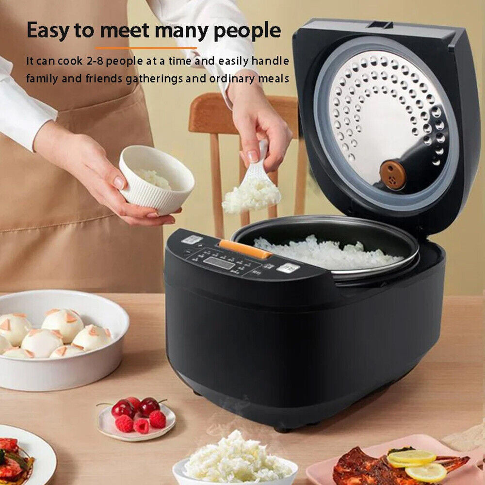 Multi-functional 5L Non-Stick Rice Cooker Appointment Timing Heating High-fire