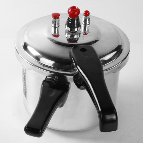 7LHome Dual Handle Aluminum Pressure Cooker Kitchen Catering Cookware UK