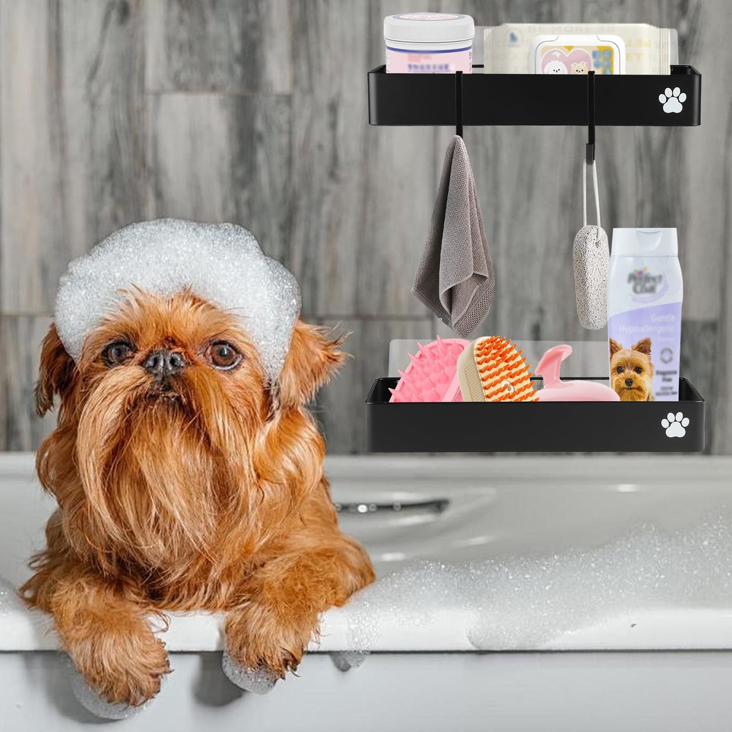 Two-piece Shower Rack