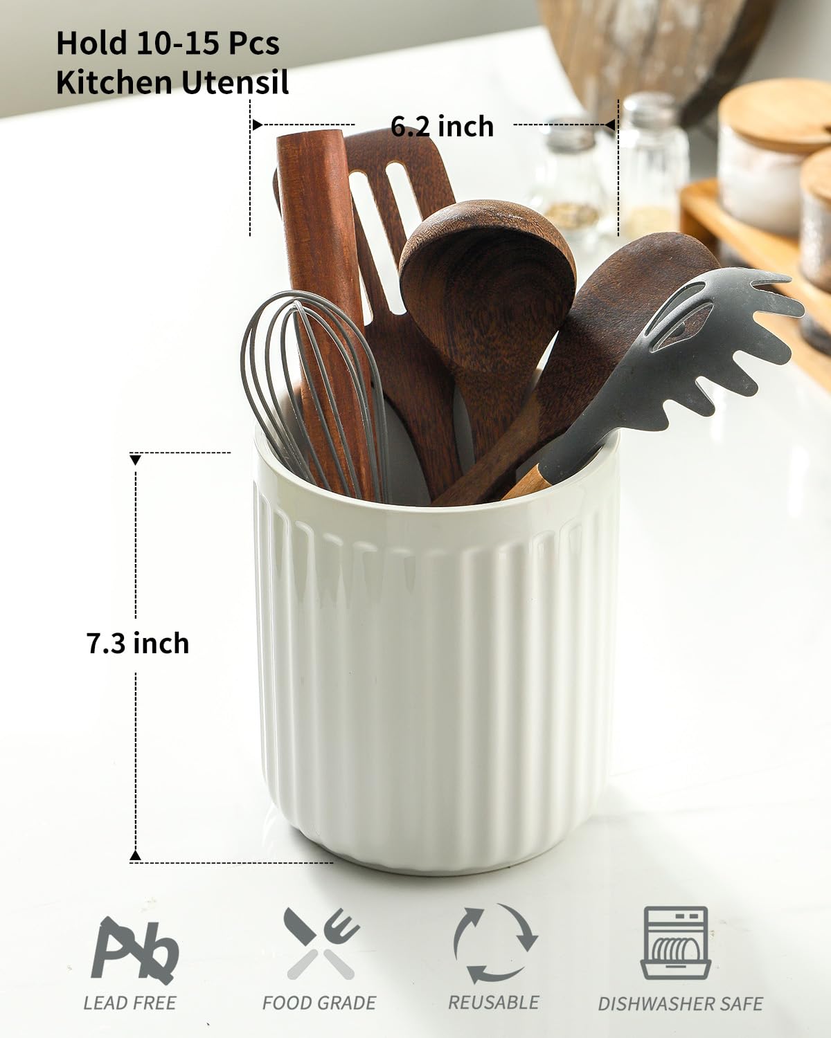 Knife, Fork And Spoon Storage Jar