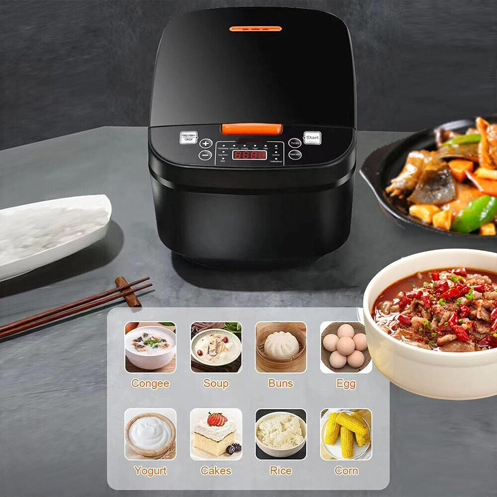 Multi-functional 5L Non-Stick Rice Cooker Appointment Timing Heating High-fire