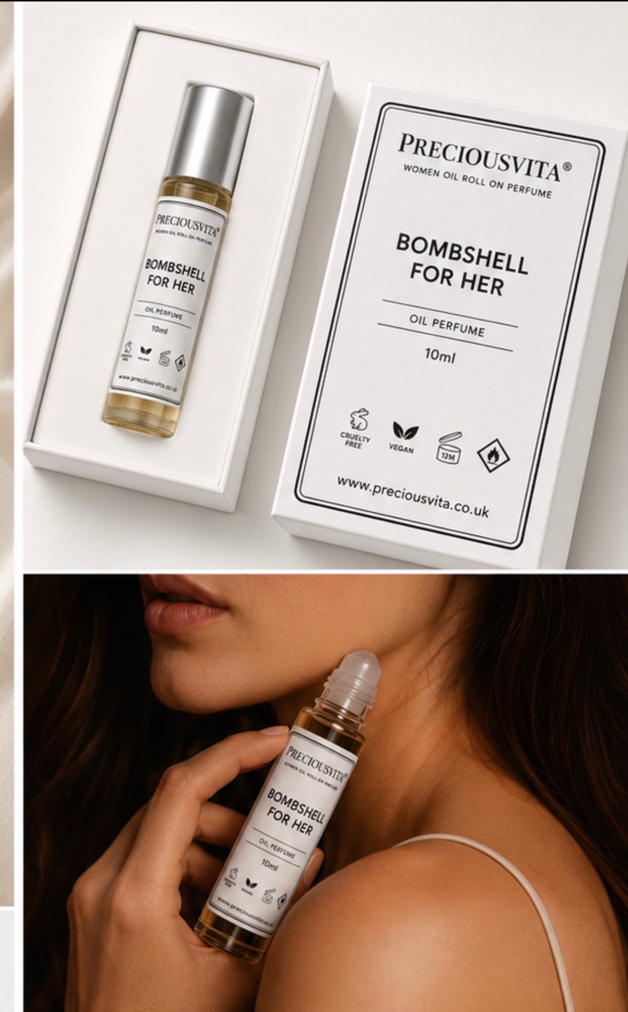 Bombshell roll on Perfume for her