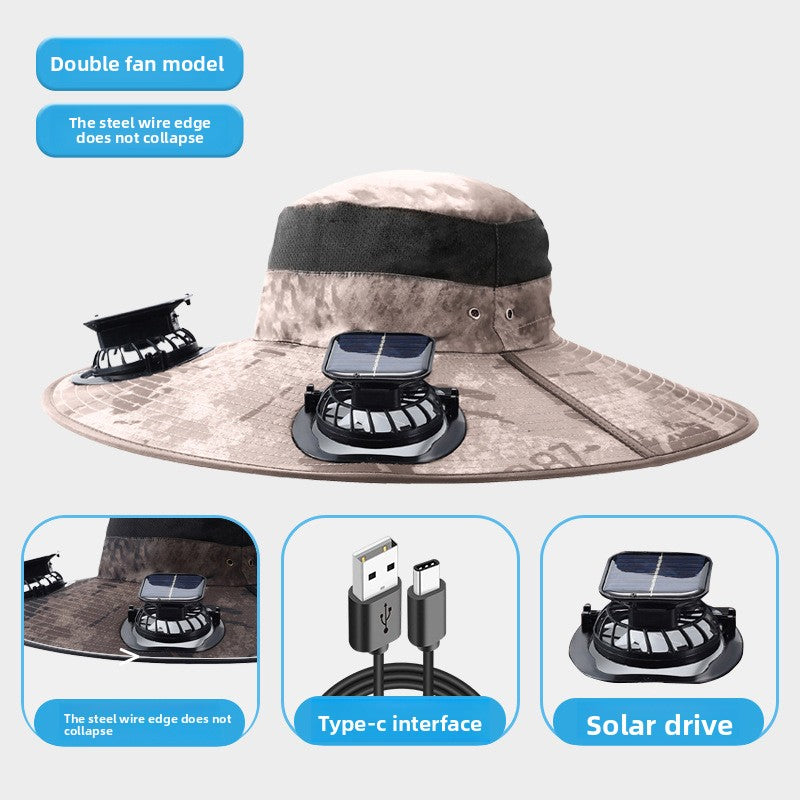 Solar Fan Cap