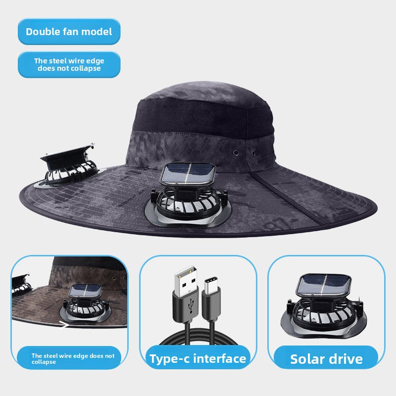 Solar Fan Cap