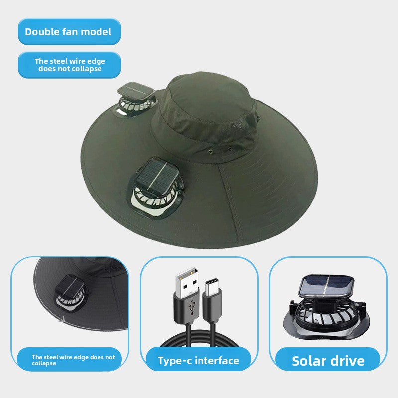 Solar Fan Cap