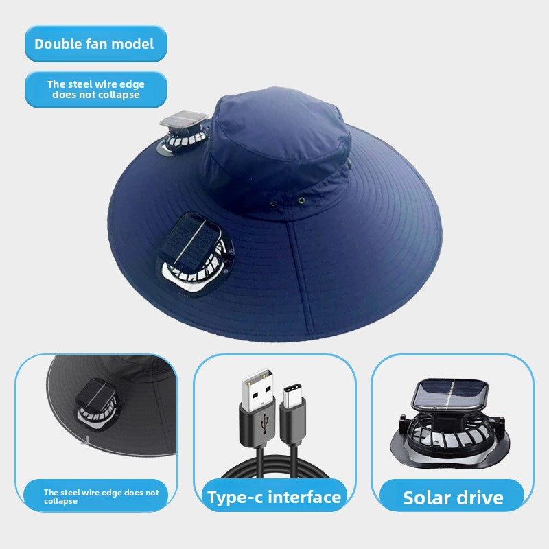 Solar Fan Cap