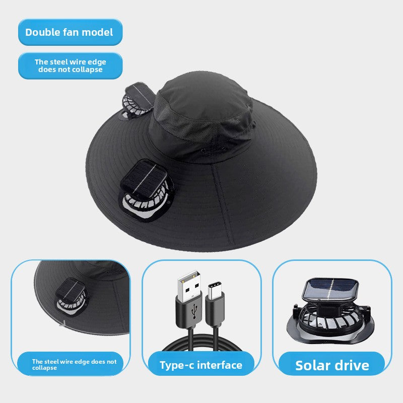 Solar Fan Cap