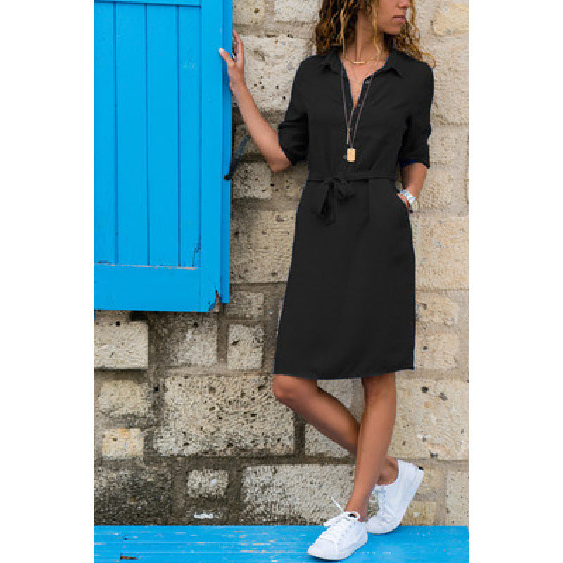 Seven Sleeve Shirt Dress