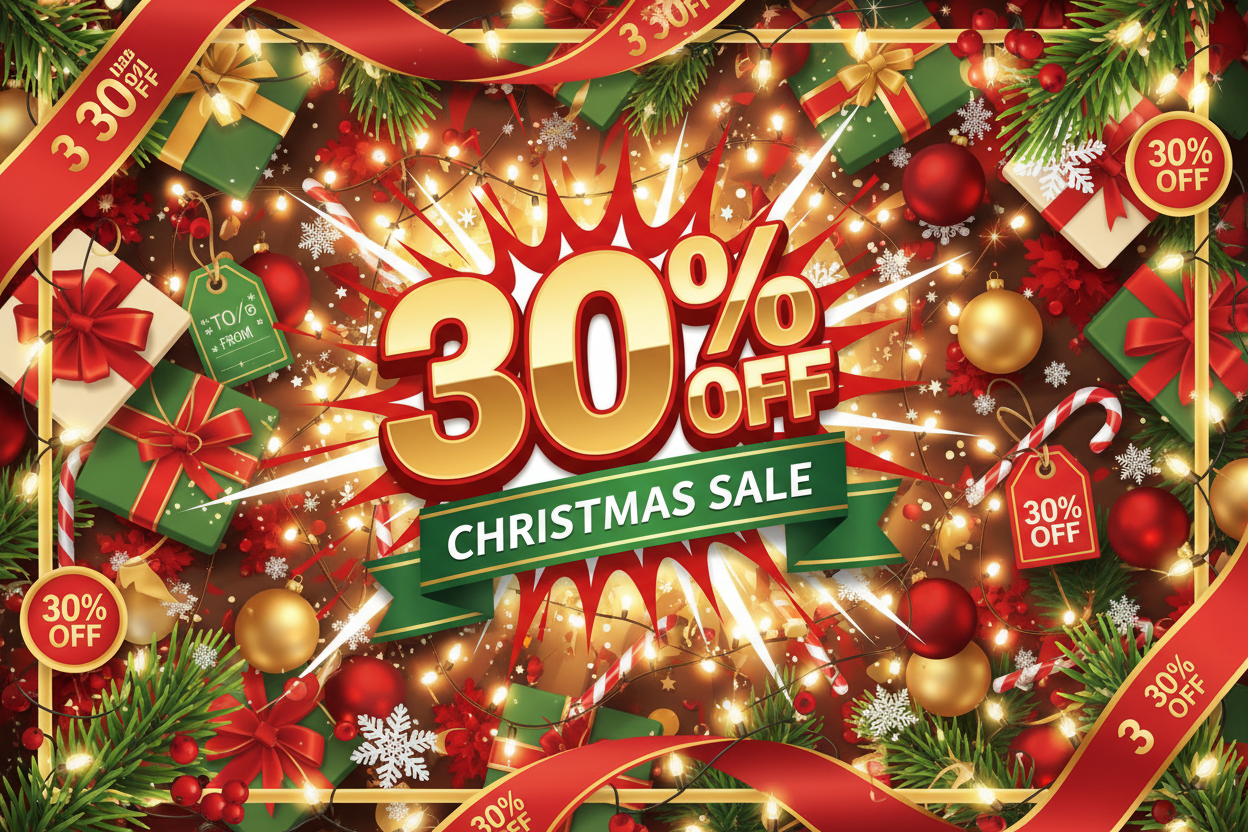Christmas deals 30% off