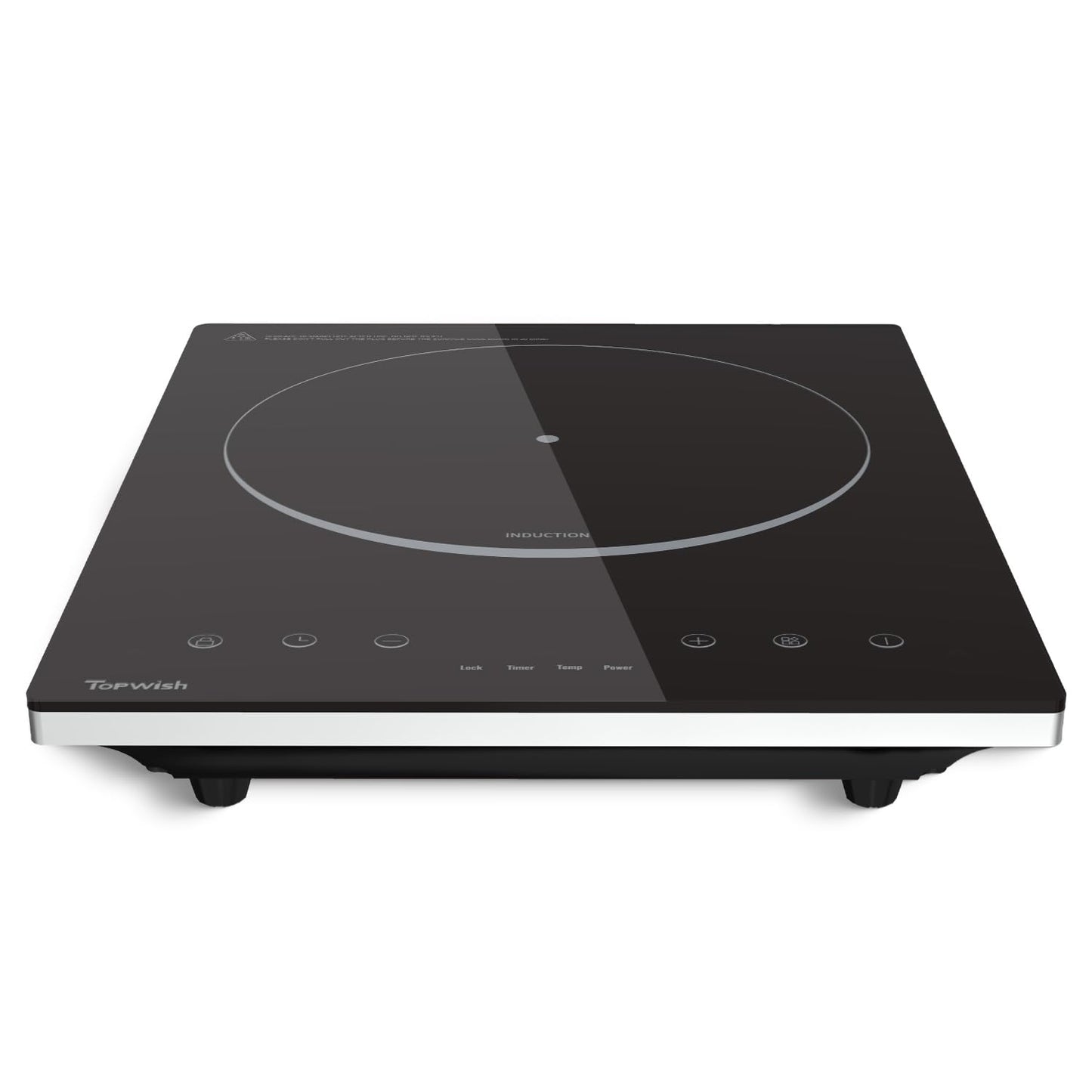 2200W Black Crystal Panel Induction Cooker