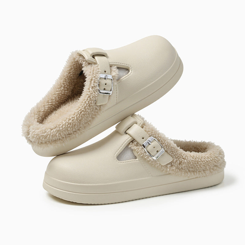 Eva Women'S Shoes Waterproof Cotton Slippers