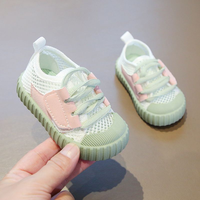 Children'S Slip Net Canvas Shoes