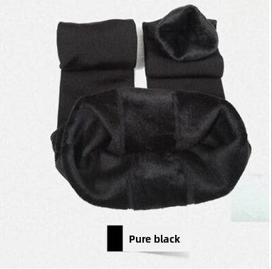 Fleece-Lined One-Piece Pants Thickened Leggings