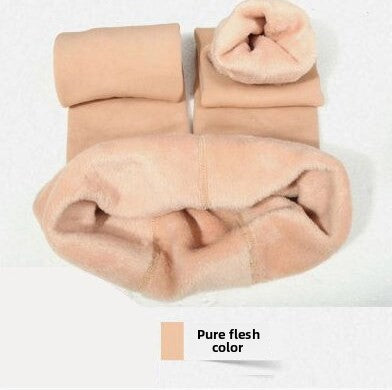 Fleece-Lined One-Piece Pants Thickened Leggings