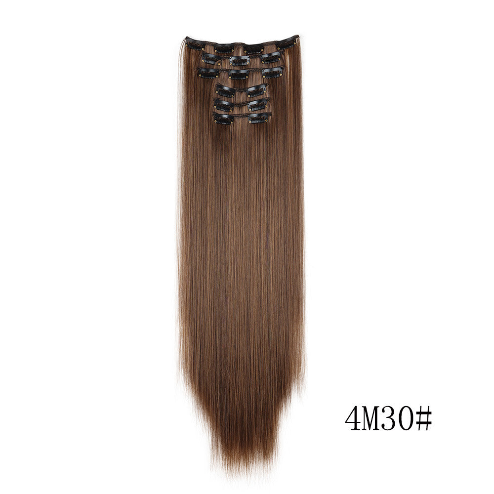 Clip Hair Straight Hair Wig