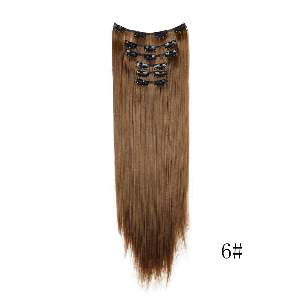 Clip Hair Straight Hair Wig