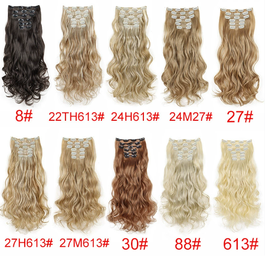 Clip Hair Straight Hair Wig