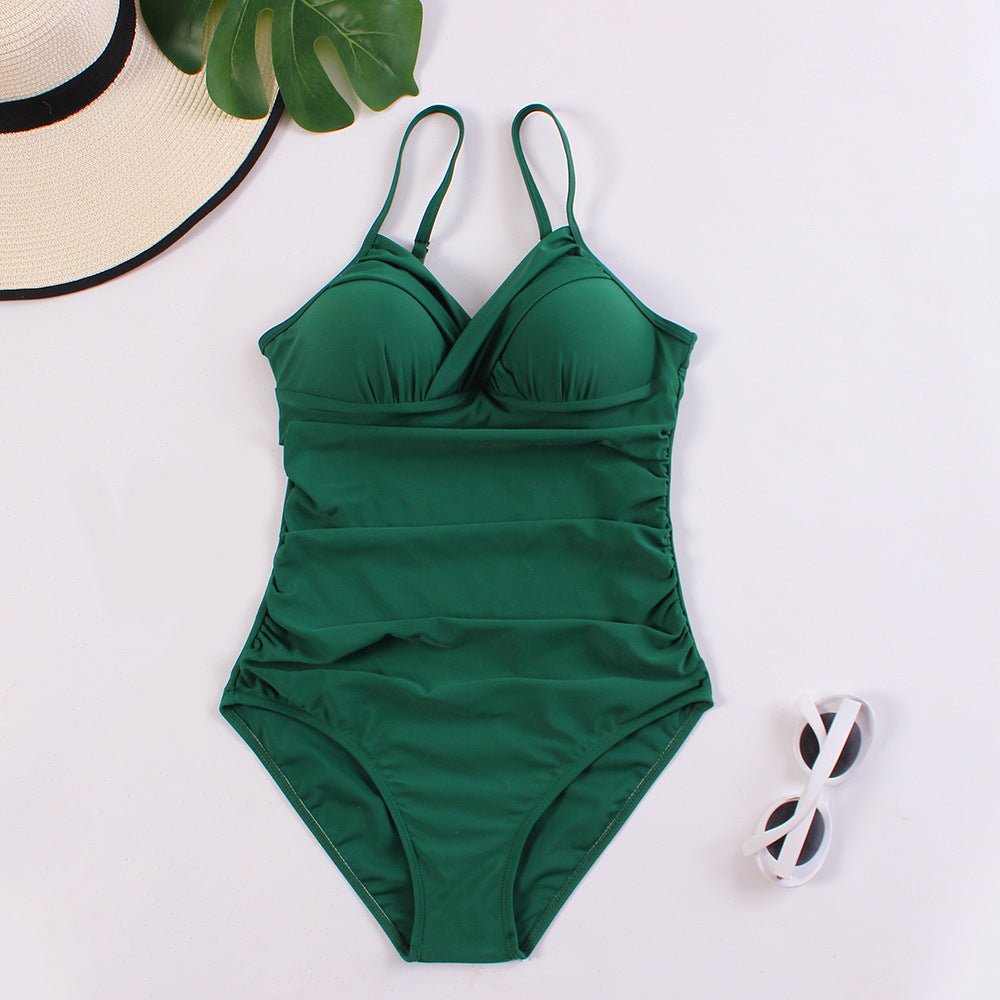 Swimsuit Solid Color Sling