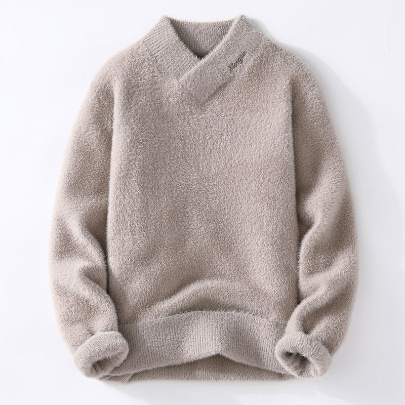 Men'S Knitted Turtleneck Sweater