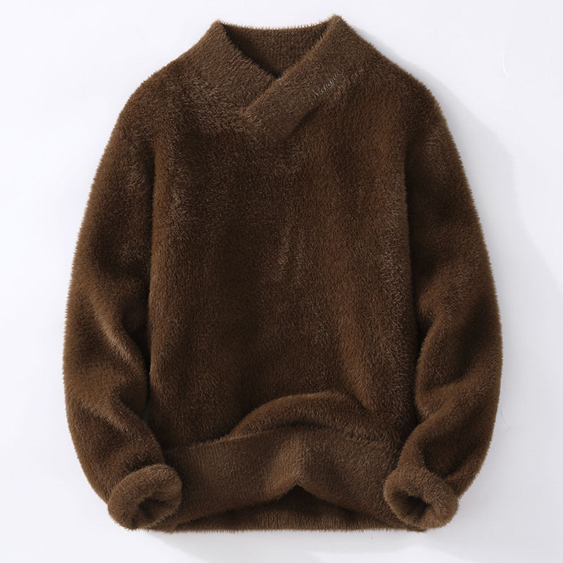 Men'S Knitted Turtleneck Sweater