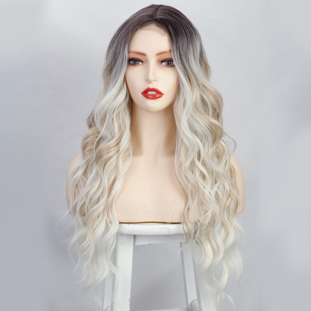 Lace-Front Curly Wig