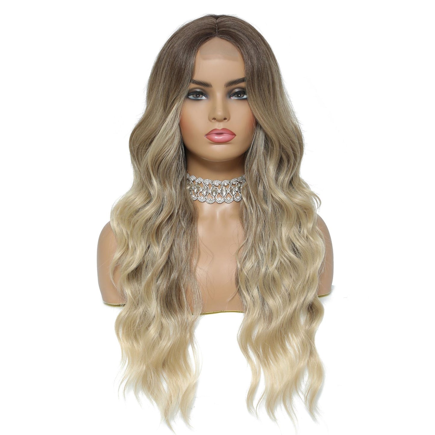 Lace-Front Curly Wig