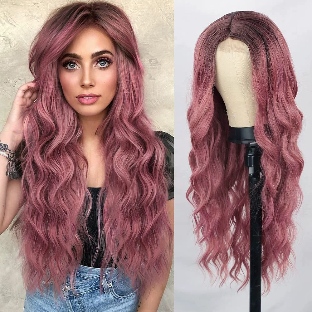 Lace-Front Curly Wig