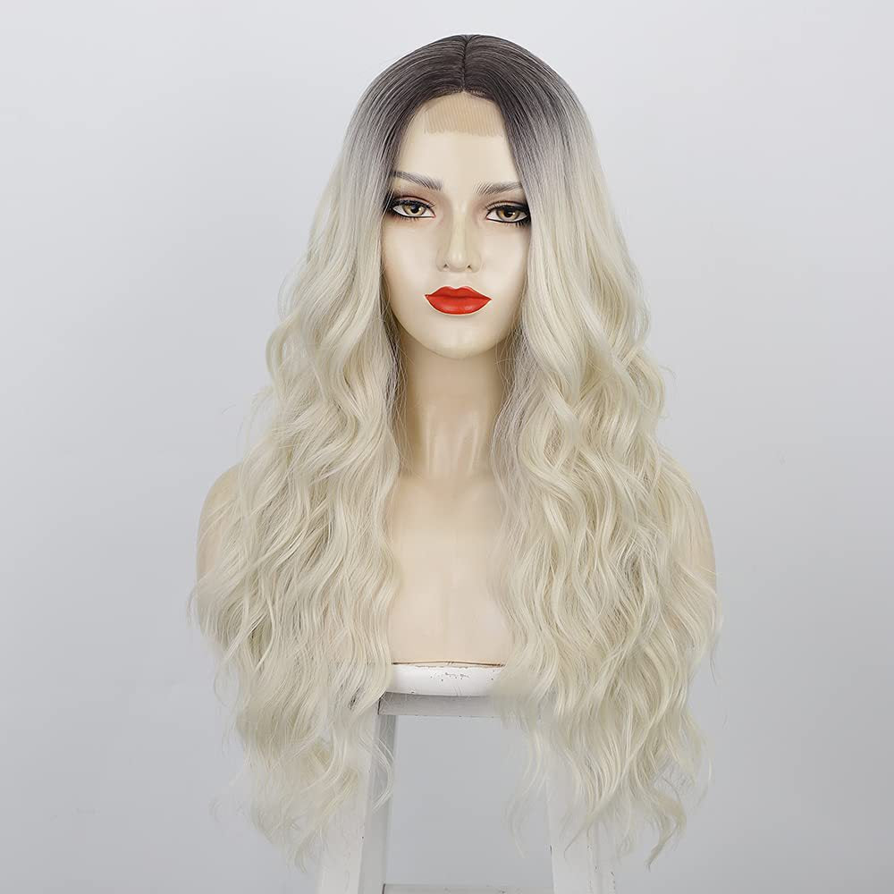 Lace-Front Curly Wig