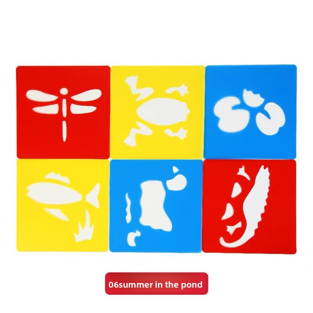 Children Drawing Painting Template