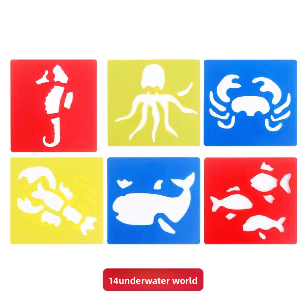 Children Drawing Painting Template