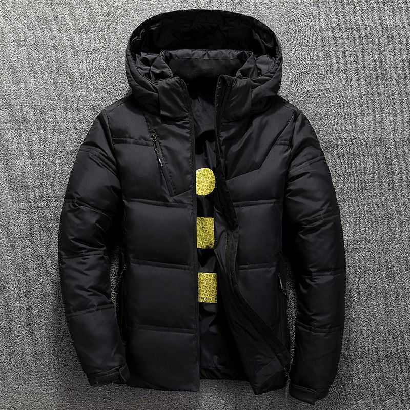 Short Slim-Fit Warm Jacket