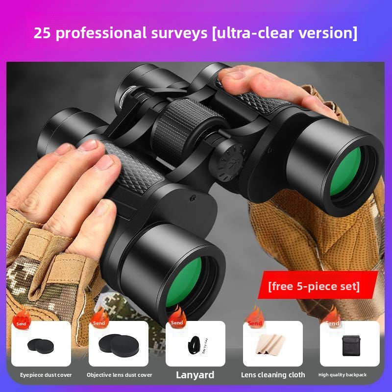 Ultra Hd Binoculars High Power Low Light Night Vision Adult Outdoor