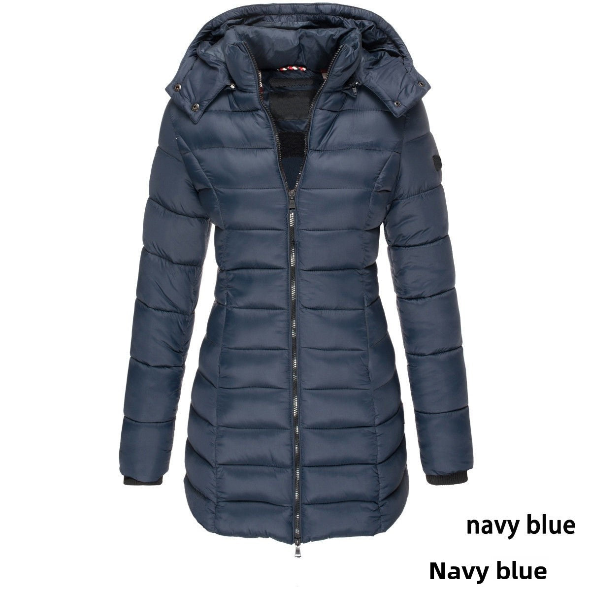 Mid-Length Slim-Fit Cotton-Padded Jacket