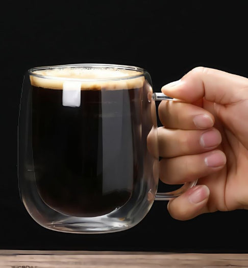 Double Glass Mug