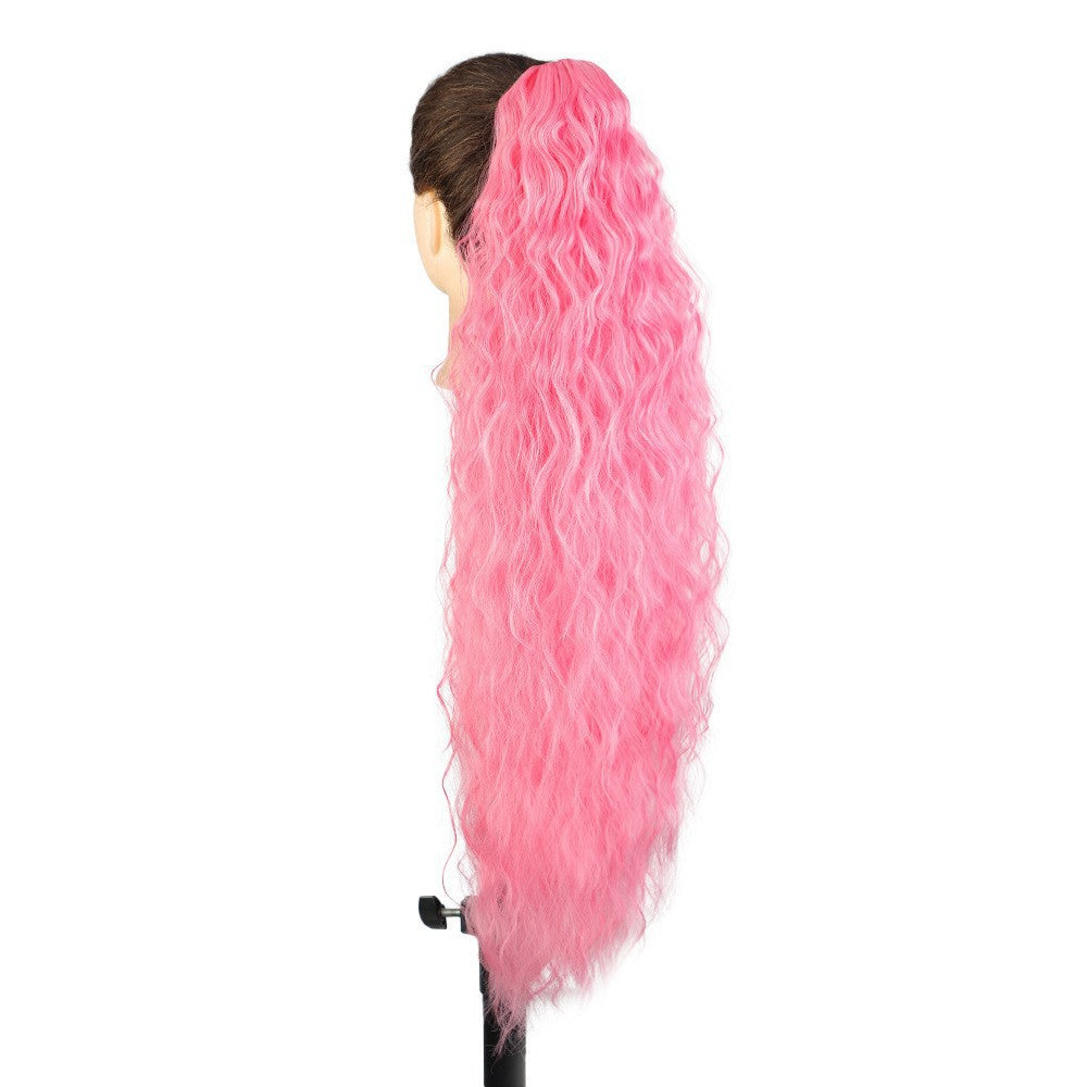 Claw Clip Ponytail Extension, various colours and Inches Long Ponytail Hair Piece Wavy Curly Synthetic