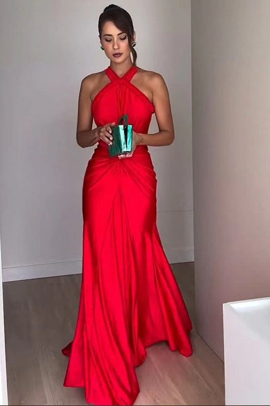 Backless Bridesmaid Dress